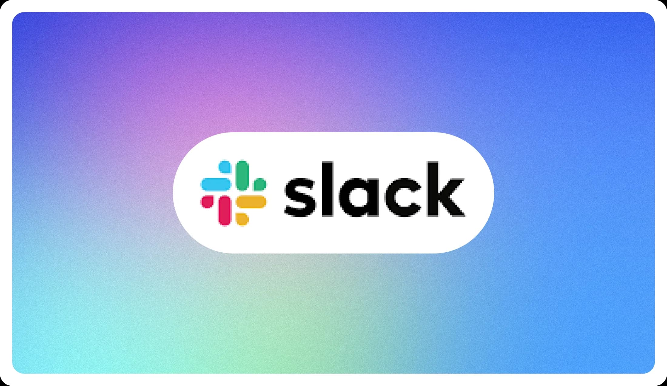 슬랙의 협업툴 슬로건을 보여주는 브랜드 문구