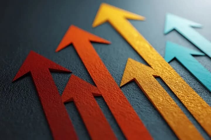 숏테일과 롱테일 키워드의 비교를 시각화한 그래프